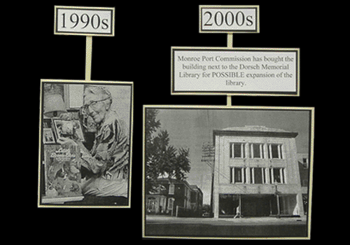 Collage of Dorsch history photos 1990-2000