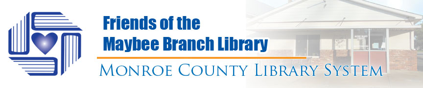 Friends of the Maybee Branch Library Banner