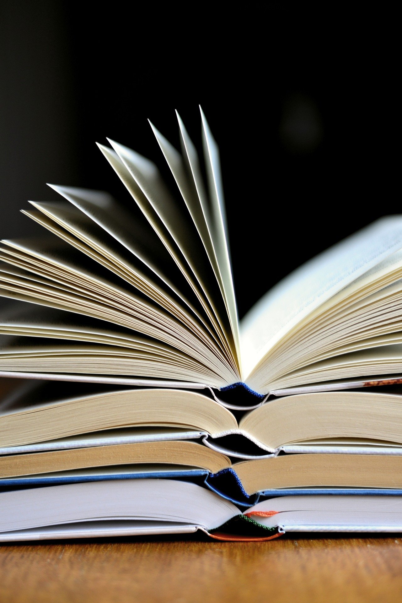 stack of books