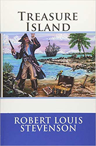 Treasure Island by Robert Louis Stevenson book cover