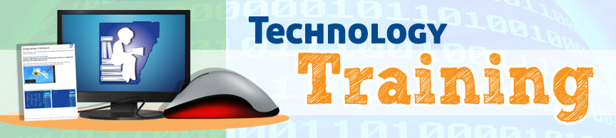 Technology training banner