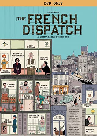 The French Dispatch DVD Cover