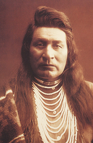 Native American Man in traditional clothing