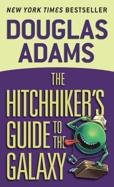 The Hitchhiker’s Guide to the Galaxy book cover