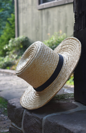 A straw hat 