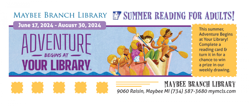 Adult Summer Reading 2024 Monroe County Library System