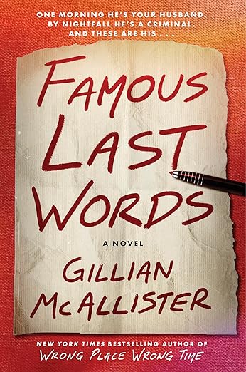 Famous Last Words book cover