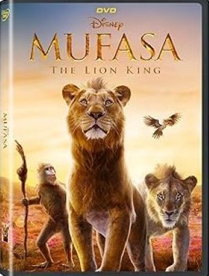 Mufasa: The Lion King DVD Cover