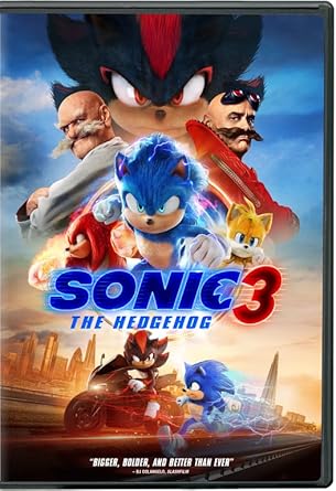 Sonic the Hedgehog 3 DVD Cover