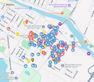 Map of Orchard East