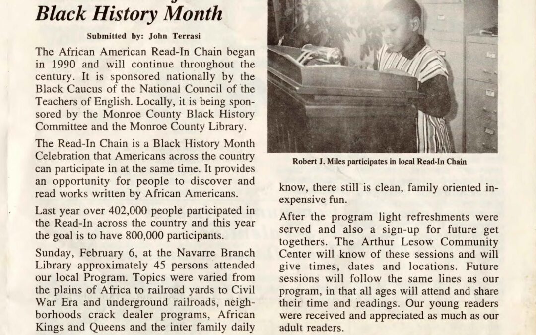 Black History Month at the Navarre Branch Library